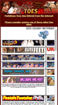 Mobile Screenshot of pantyhose-toes.com